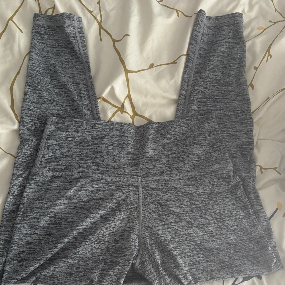 Echt Apparel Heathered Gray High-Waisted Leggings